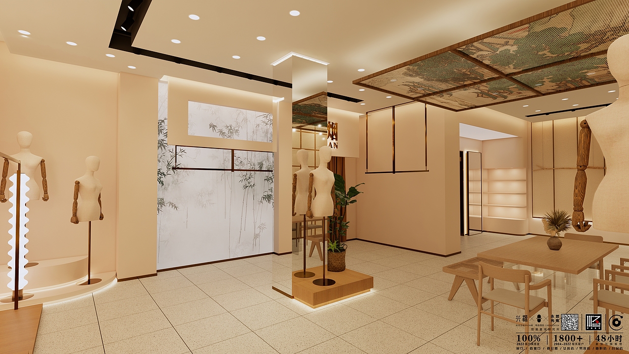 服装店/女装店/男装店/名品/面料店/纺织展厅/空间设计（图ZMzYwOTYwNTgw） - 商业空间设计 - 站酷设计师怪蛋星球原创素材 - 站酷ZCOOL