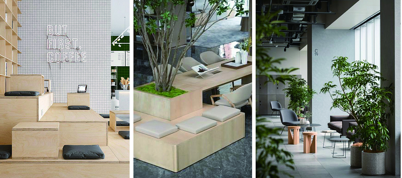 现代办公空间 效果图表现