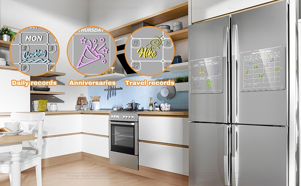 亚马逊日历板主副图A+设计