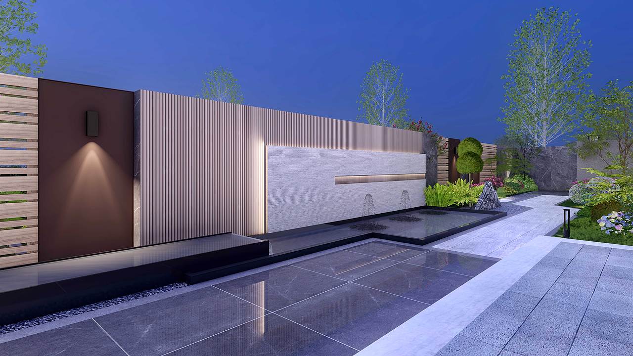 240㎡现代花园设计