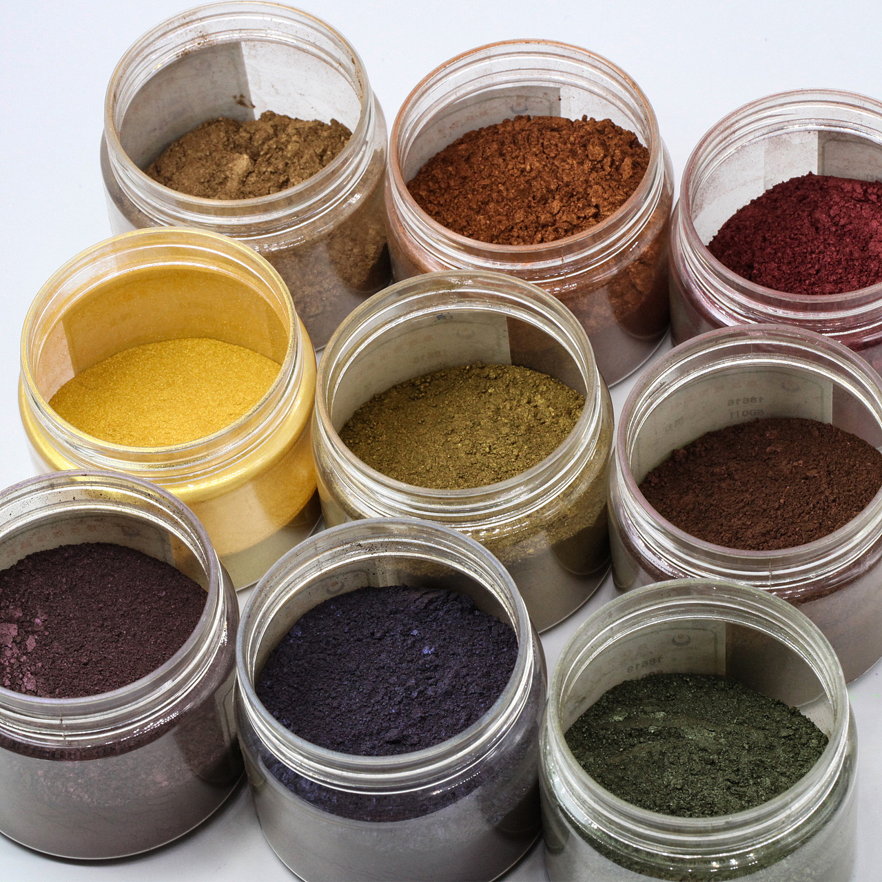 化妆品眼影高光彩妆原料粉末拍摄