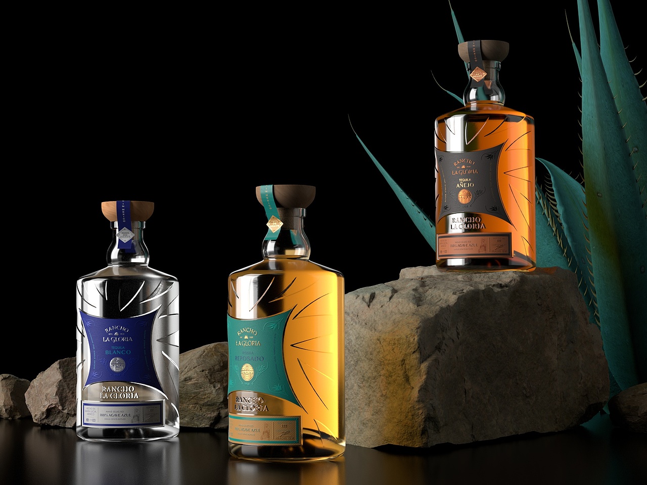 Rancho La Gloria 龙舌兰酒包装设计(图ZMzE4NDkyNjY0) - 包装 - 站酷设计师河岸设计原创素材 - 站酷ZCOOL