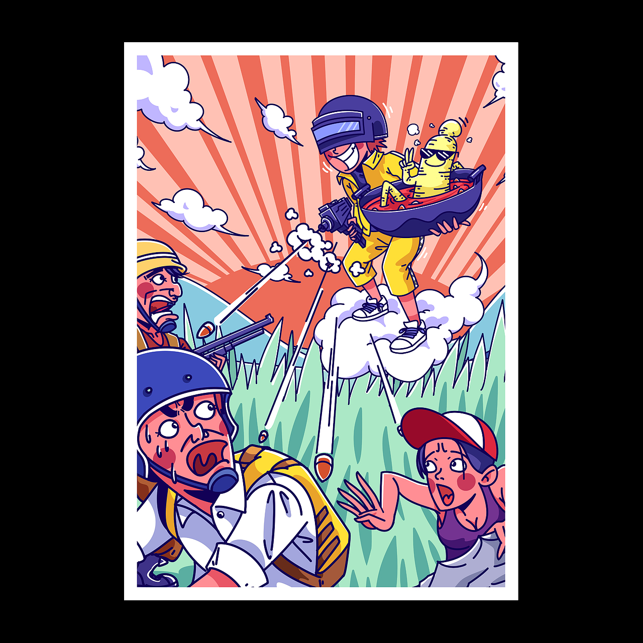 小肥羊火锅·宣传海报插画(两套)