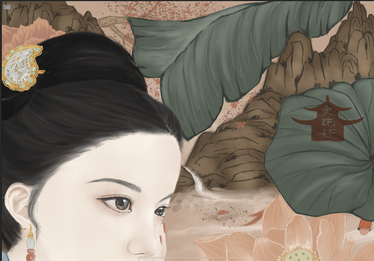 古风插画（图ZMjY4OTExMTIw） - 艺术插画 - 站酷设计师插画爱晚婷原创素材 - 站酷ZCOOL