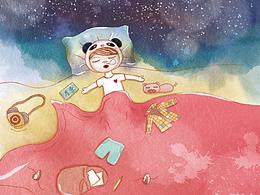 #绘本#猫小熊，要起床赶火车啦！～