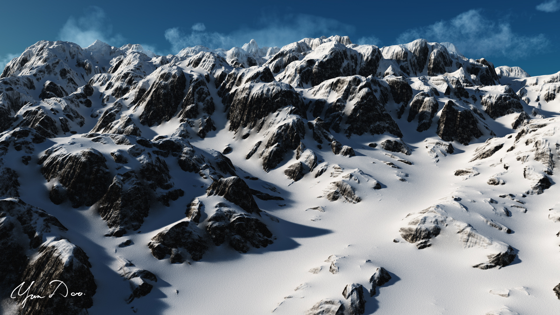 rockymountain burried in snow