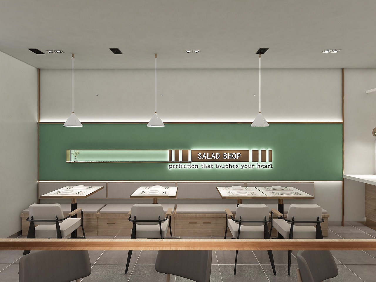 淮安的一家沙拉店