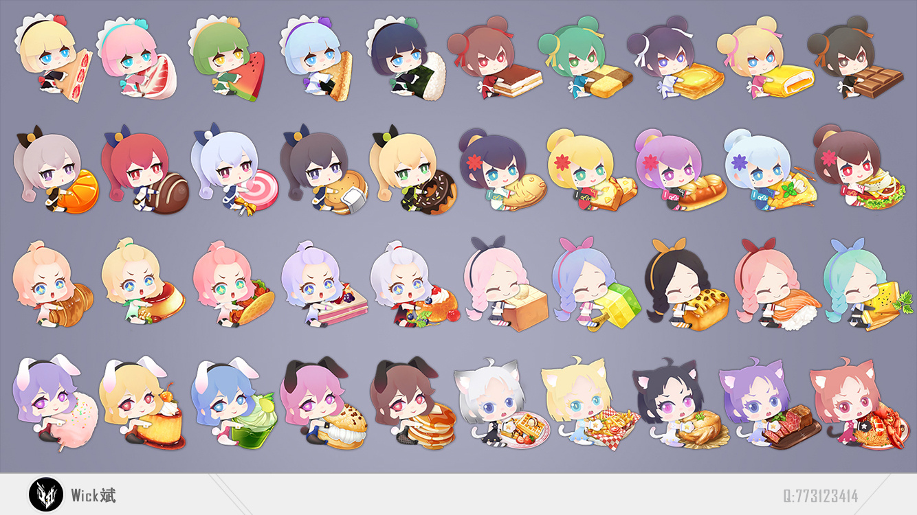 二次元·h5小游戏ui设计