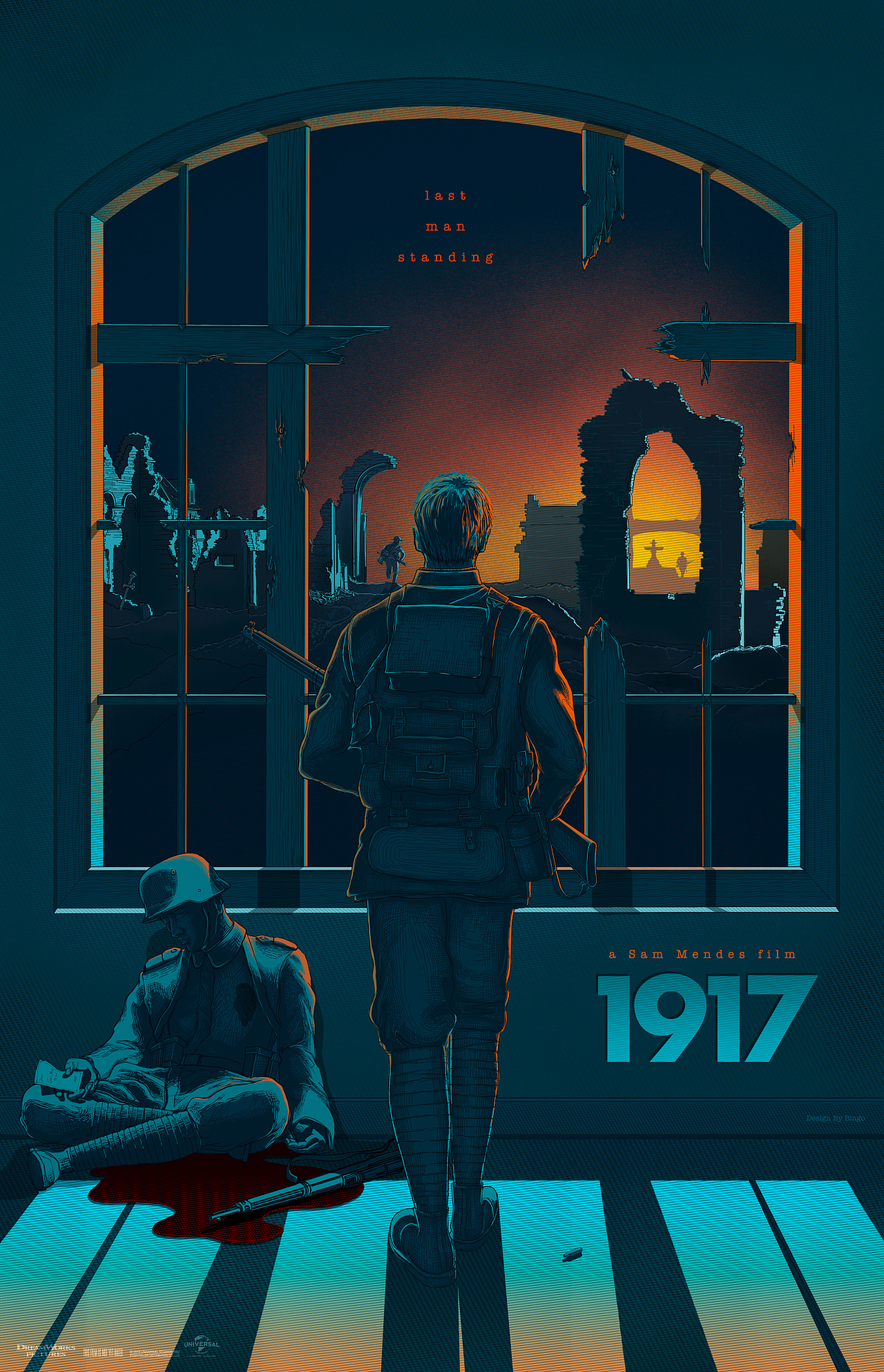 《1917》饭制版|平面|海报|bin叔的异想世界 - 原创作品 - 站酷