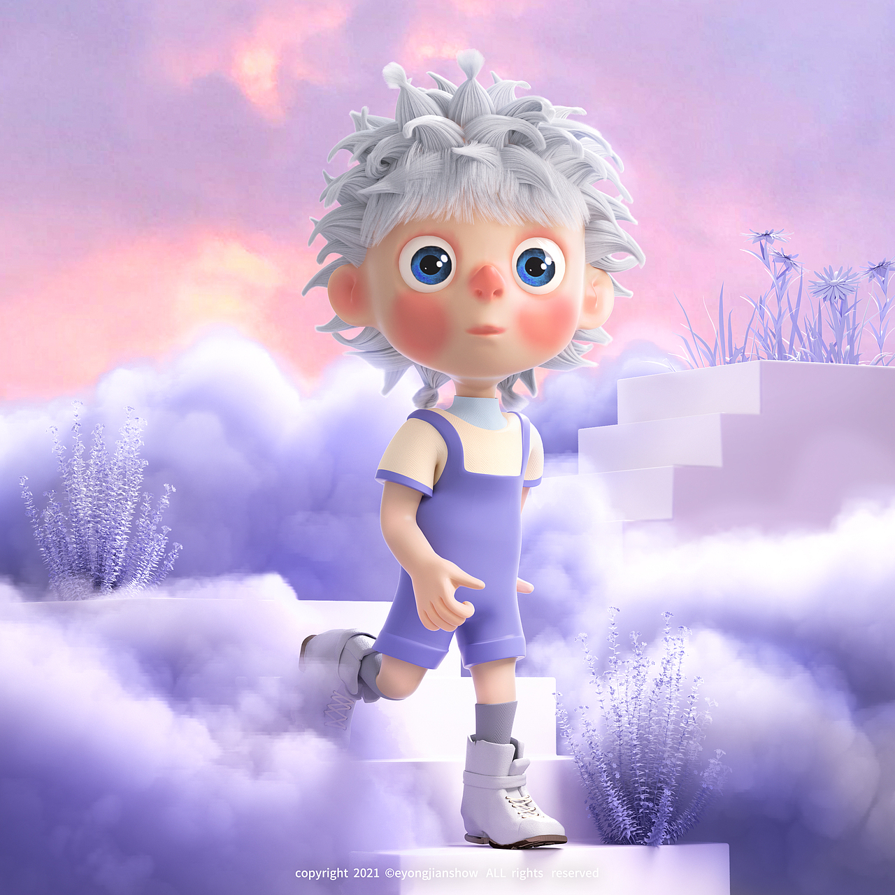 C4D #Veryperi dream(图ZMjg0NjI2MDY4) - 人物/生物 - 站酷设计师恶赖原创素材 - 站酷ZCOOL
