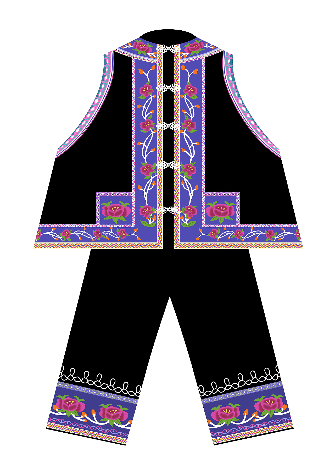 楚雄永仁赛装节服饰以及配件插画（图ZMTgyODU5NzQ0） - 商业插画 - 站酷设计师鱼儿君原创素材 - 站酷ZCOOL