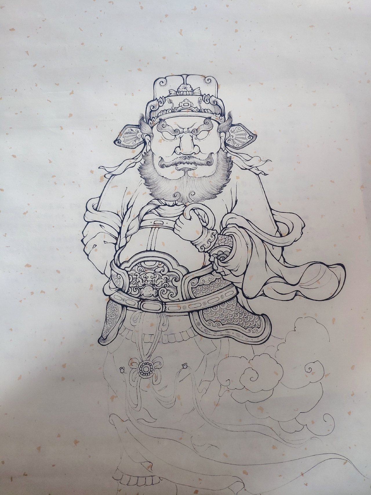 祛瘟神将忠靖王温元帅镇邪祛恶护国佑民