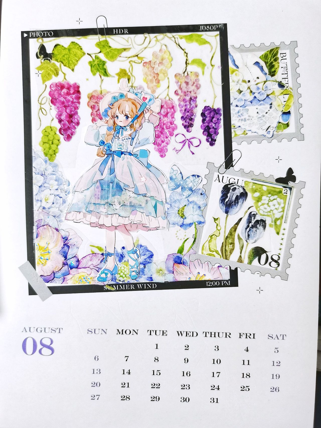 人生第一本拼贴日历（图ZMzI2NTg3OTM2） - 其他手工艺 - 站酷设计师tujiang233原创素材 - 站酷ZCOOL