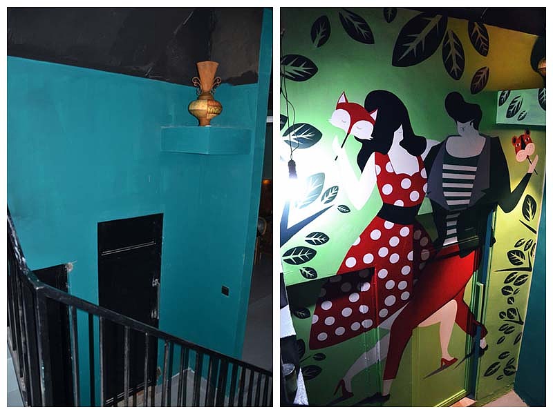 丛林派队 手绘墙