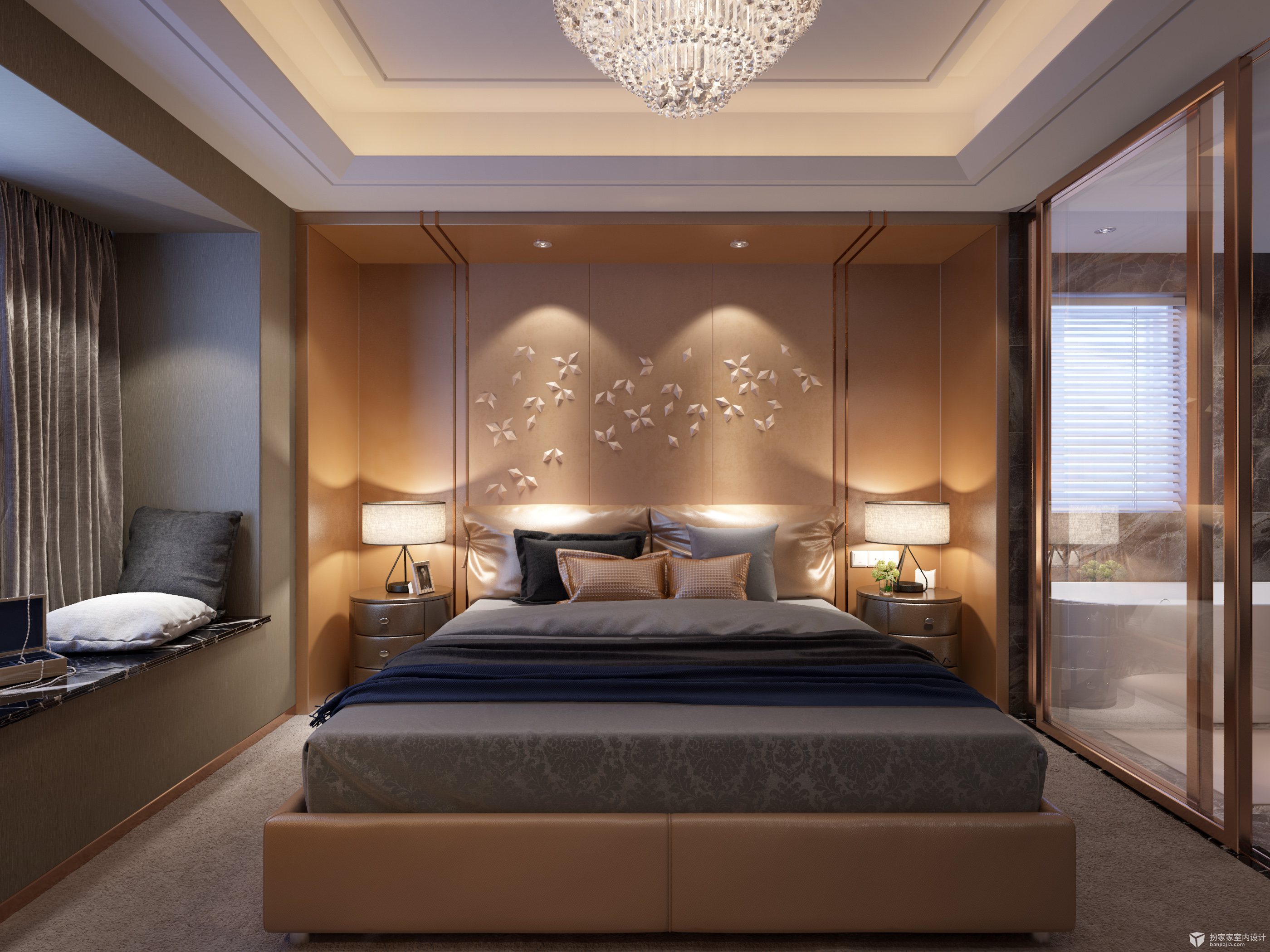 室内设计 北欧风格 客厅卧室一体_一出设计-站酷ZCOOL