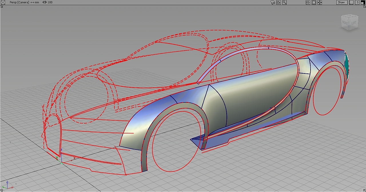 布加迪-chiron“曲线的艺术”--Alias效果图建模教程（图ZOTM3OTUxNTY=） - 交通工具 - 站酷设计师Adleyou原创素材 - 站酷ZCOOL