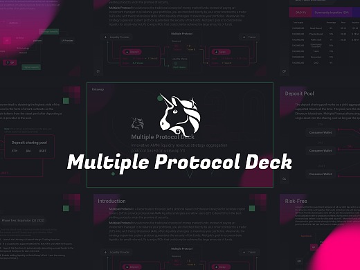 Multiple Protocol Deck 数字金融PPT项目