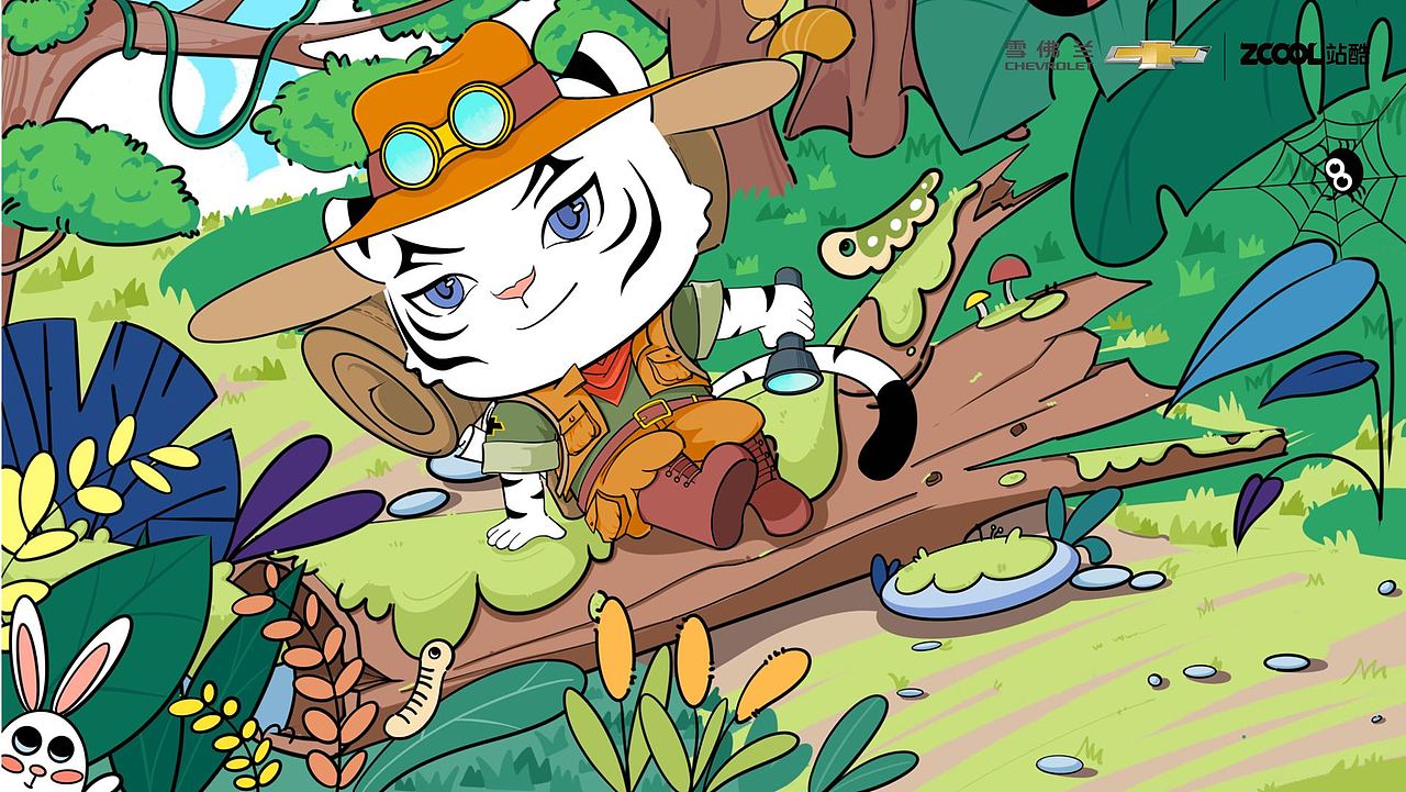 跟着雪威去探险（图ZMzA2MjU1NDIw） - 商业插画 - 站酷设计师L啊官原创素材 - 站酷ZCOOL