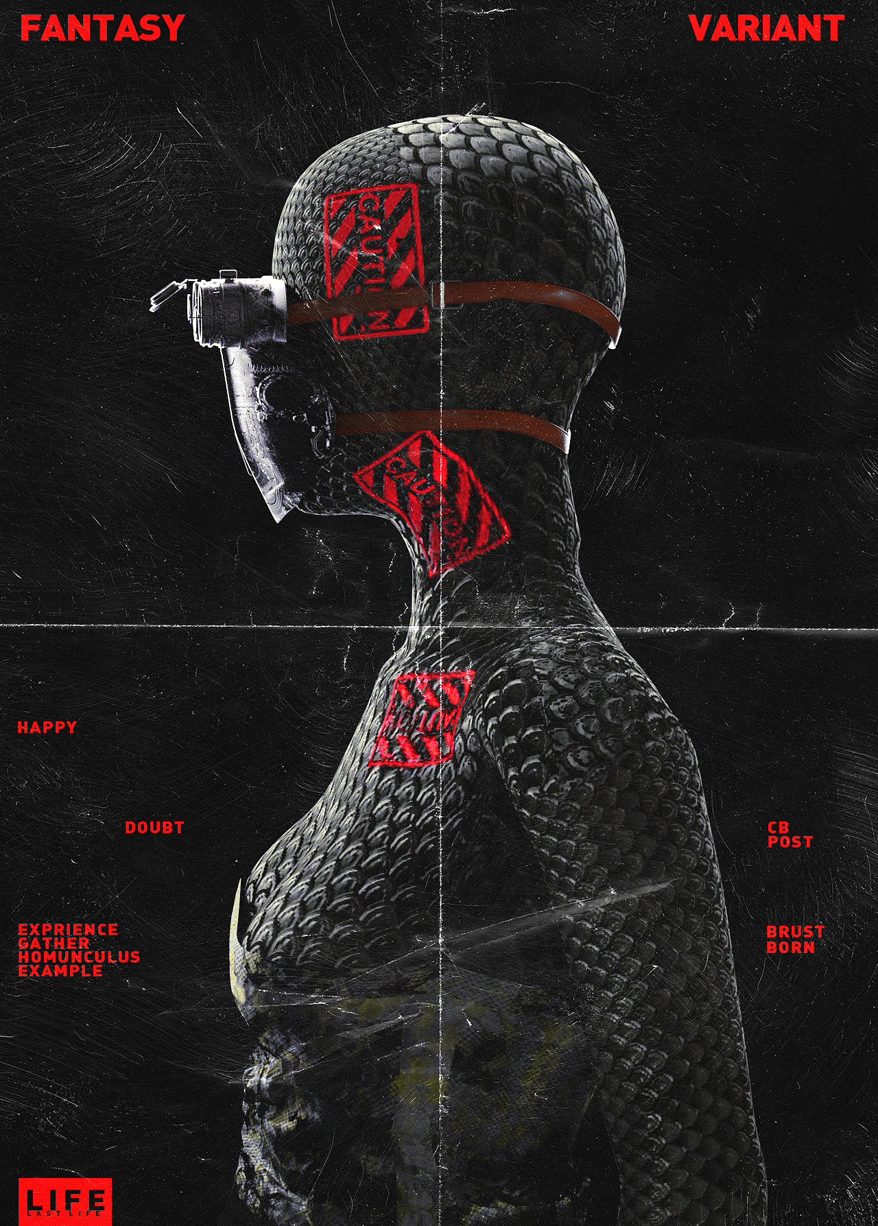 C4D原创作品--《 FANTASY》(Role setting)