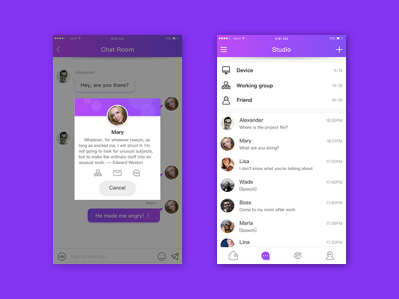 UI animation / user interface