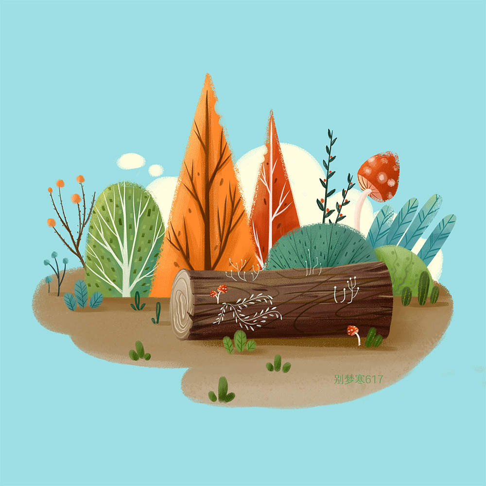 176天前 56 0 0 杭州  |  插画师 春天植物小场景绘本儿童插画 原创