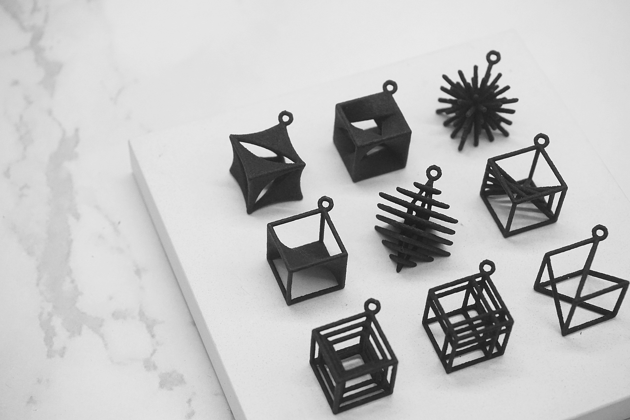 造么作品 | CUBE系列3D打印耳坠