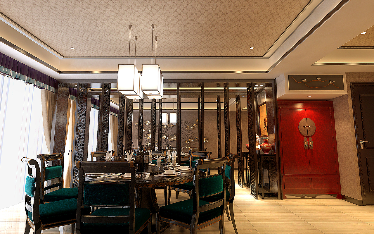 济南印象济南一家牛肉火锅店（图ZMTM5NDY2Njg0） - 家装设计 - 站酷设计师尚方设计原创素材 - 站酷ZCOOL