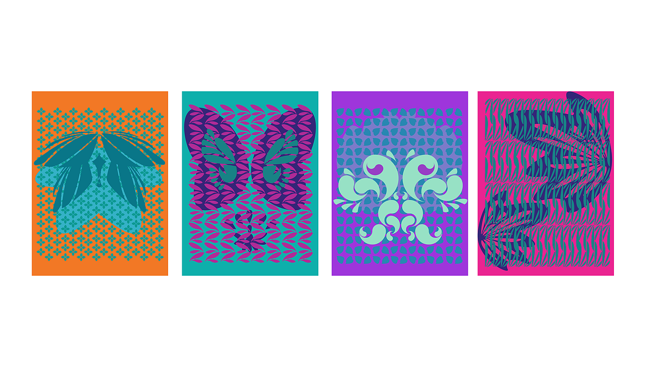 蝶语（图ZMjQ4NTQwMjky） - 图案 - 站酷设计师Chnmoo原创素材 - 站酷ZCOOL