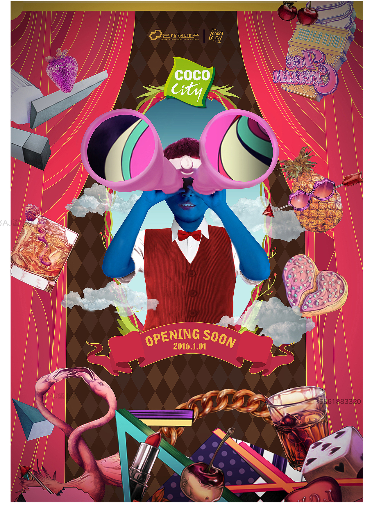 零售商业综合体、百货招商手册、海报主KV设计合集（图ZMTMwODUwMzY0） - 书籍/画册 - 站酷设计师AJ宾果品牌设计原创素材 - 站酷ZCOOL