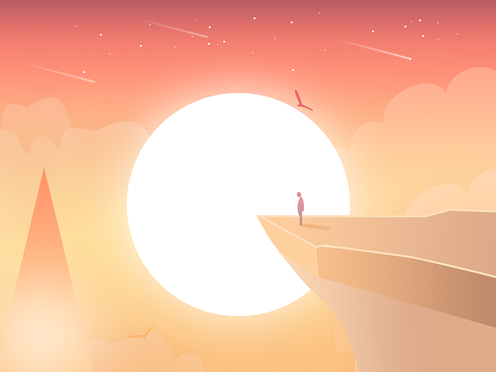 场景插画风（图ZNTM0NDQ2MTY=） - 创作习作 - 站酷设计师yinxuan原创素材 - 站酷ZCOOL