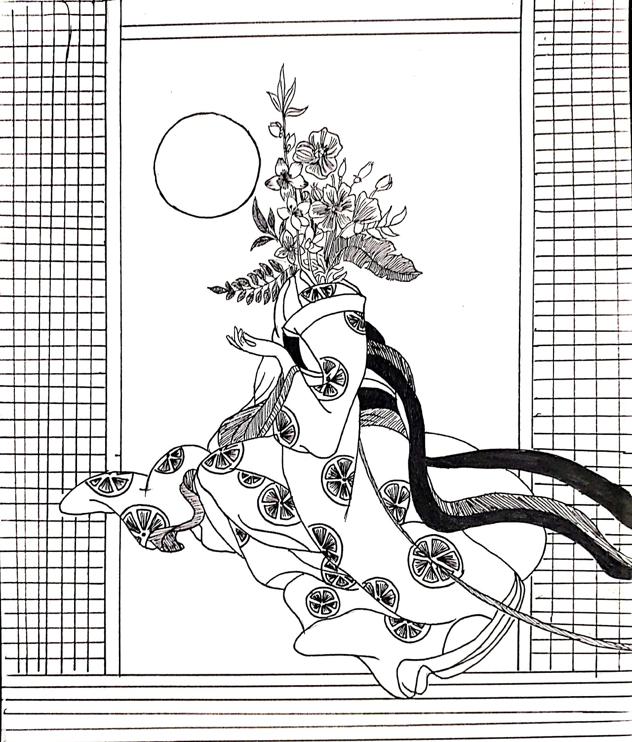 花魁（图ZMTY4NTk1NTU2） - 创作习作 - 站酷设计师火山火山89原创素材 - 站酷ZCOOL