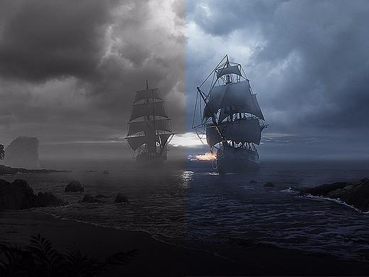 魔幻海报合成练习