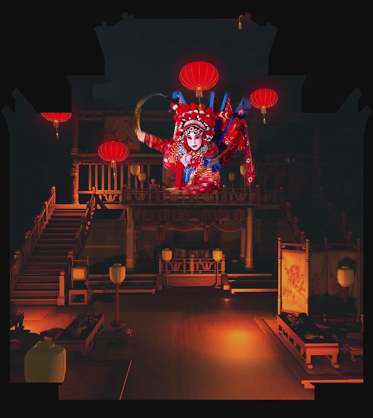 中山巨龙古玩城楼体投影秀（图ZMjMxNjM5ODcy） - 动画/影视 - 站酷设计师OY2021原创素材 - 站酷ZCOOL