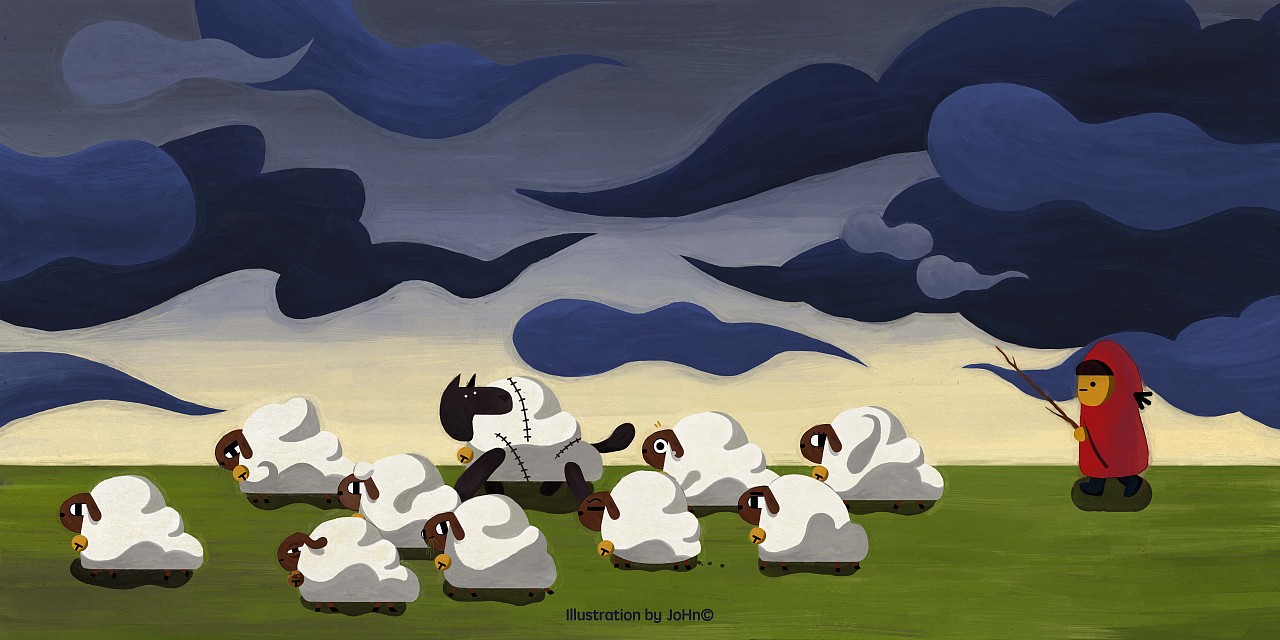 小草莓与大笨狼