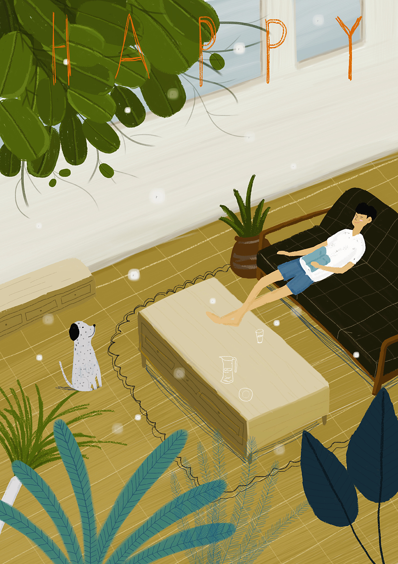 四月柳絮|插画|商业插画|一王小夫一 - 原创作品 - 站酷 (zcool)