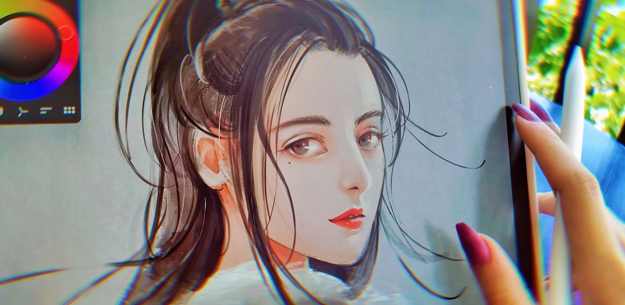 《长歌行》海报-迪丽热巴 ||附过程~
