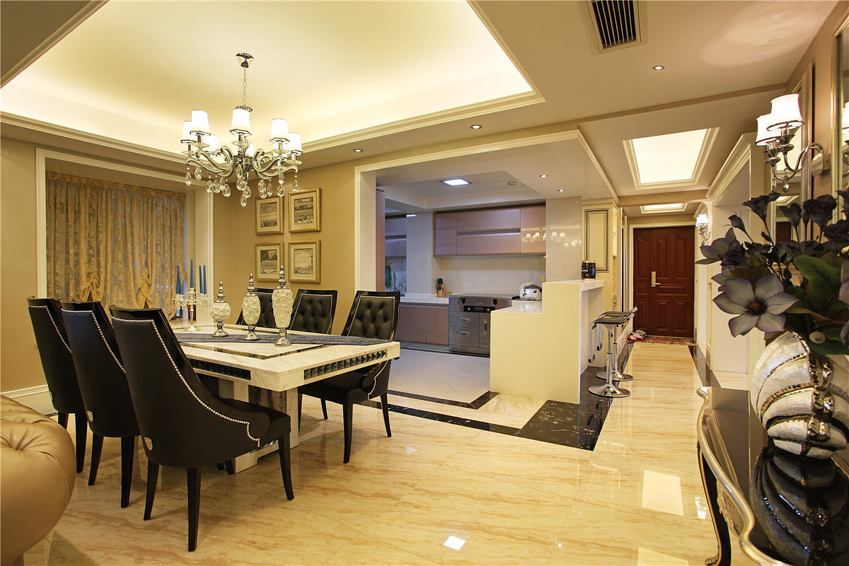 【美家堂装饰】佳兆业广场  96平米欧式风格装修案例