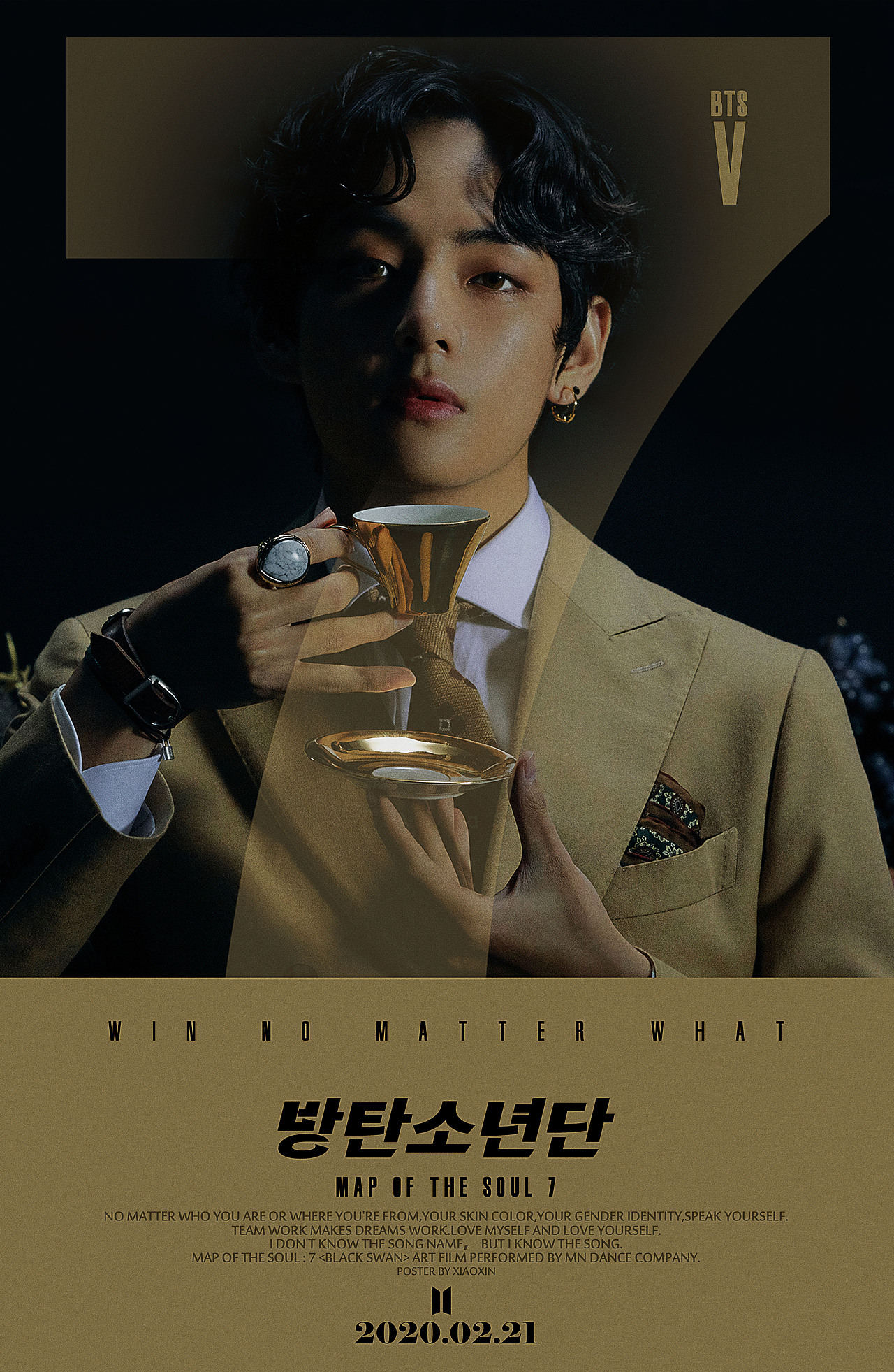 根据bts 专辑7 宣传照设计的一套复古系列海报版权北京/平面设计师/2