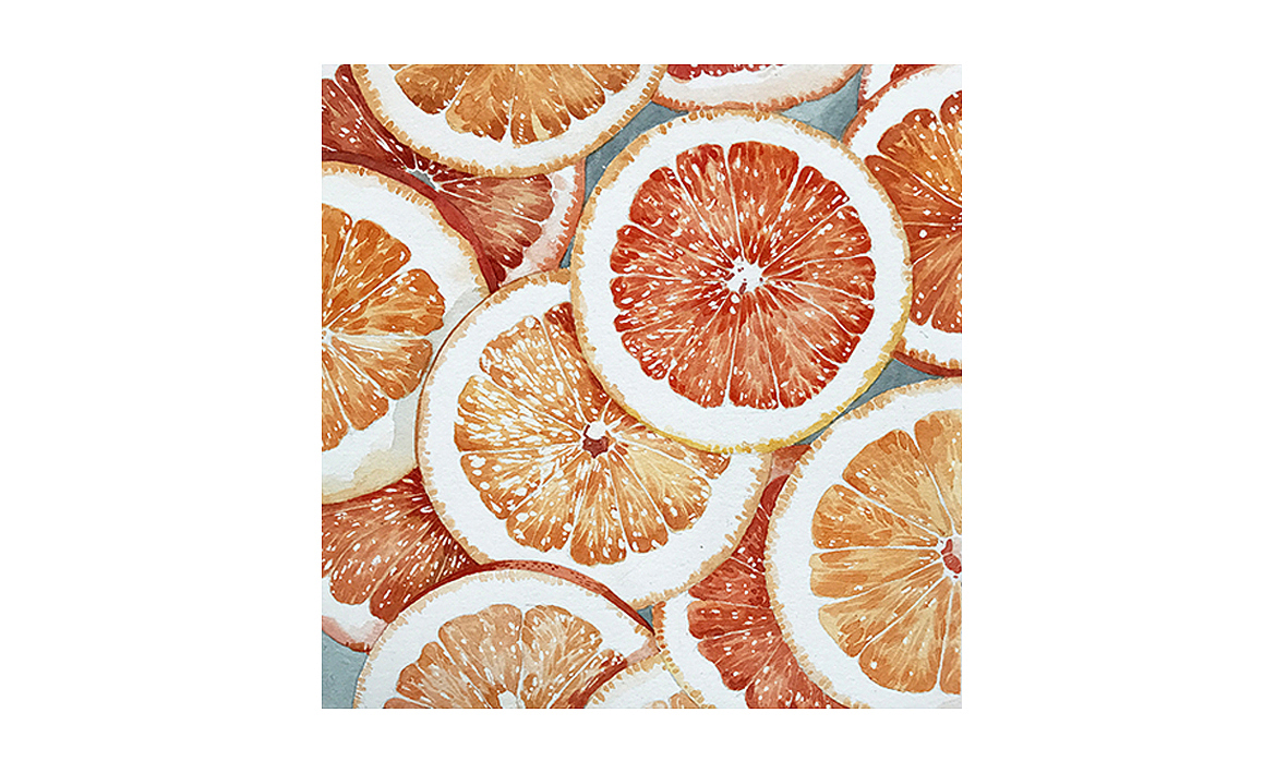 水彩插画01 静物橘子（图ZMTUxNzY1Nzcy） - 绘画 - 站酷设计师Va1in原创素材 - 站酷ZCOOL