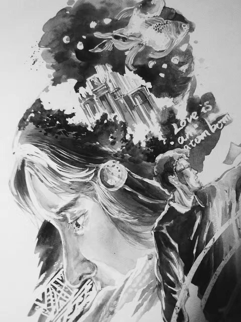 为院线电影手绘的宣传海报与近期杂画（图ZOTgzMjkzNTY=） - 新锐潮流插画 - 站酷设计师曹英瀚原创素材 - 站酷ZCOOL