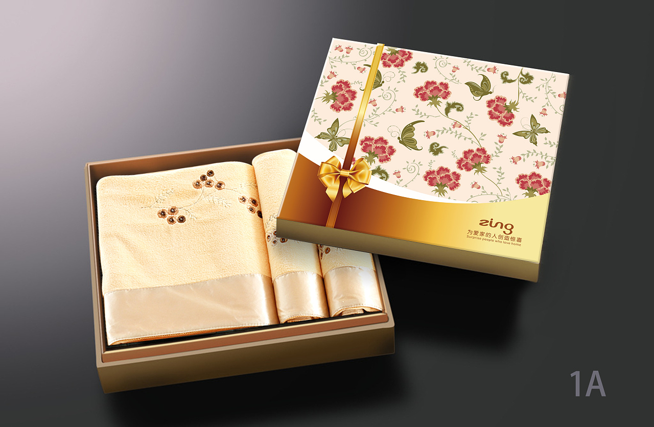 毛毛——毛巾礼盒装设计|平面|包装|天才小胖墩 - 原创作品 - 站酷