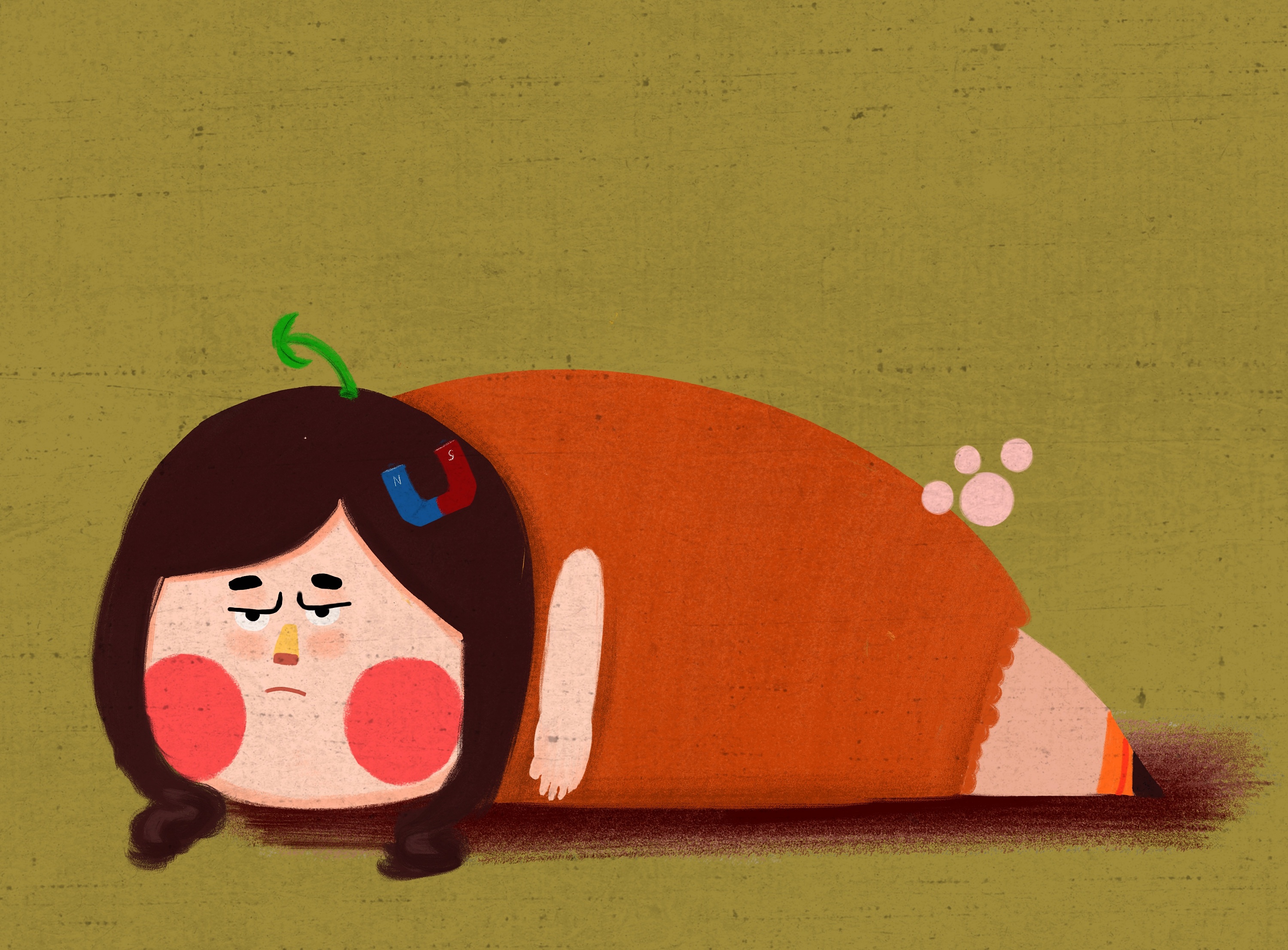 胖子系列|插画|儿童插画|不会画画的喵子 - 原创作品 - 站酷 (zcool)