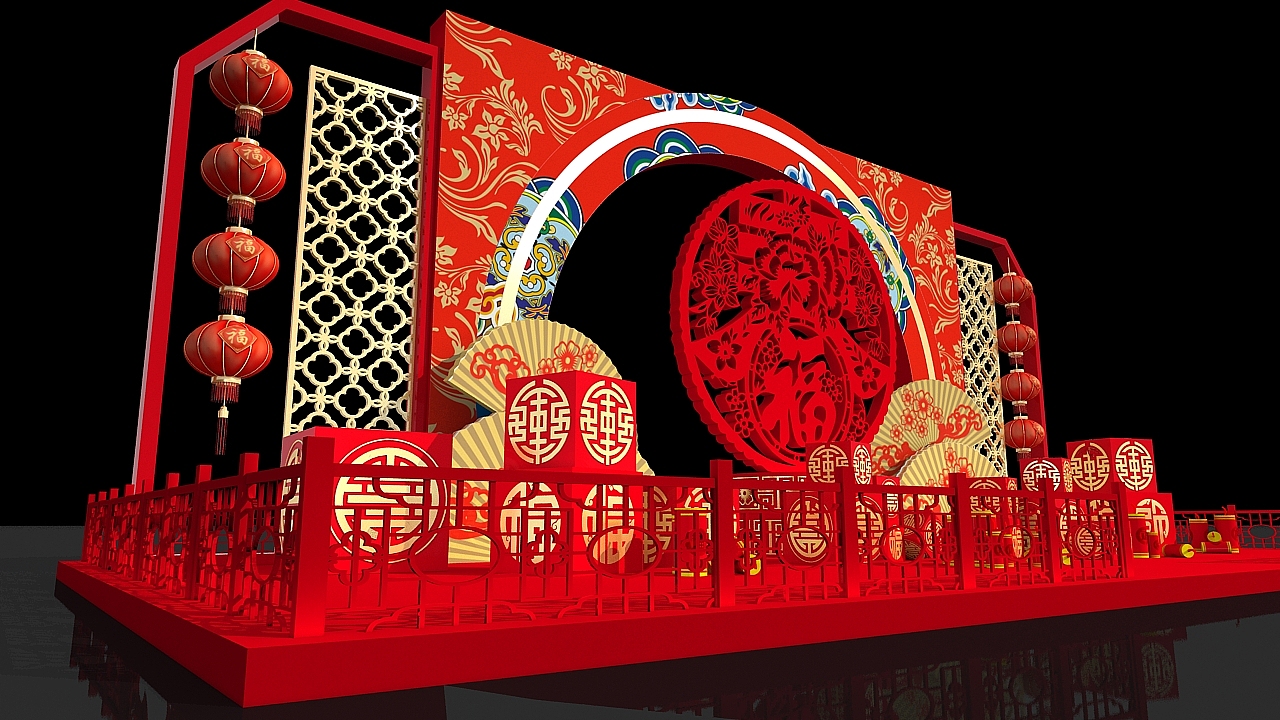 美陈（图ZMTg5ODQzNzY0） - 展陈设计 - 站酷设计师J自在原创素材 - 站酷ZCOOL