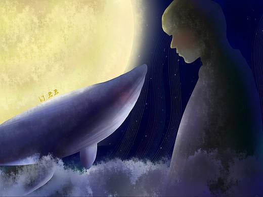 與鯨（個人主頁-ZMzkxMTQyODg=） - 藝術(shù)插畫 - 站酷設計師少琯原創(chuàng)素材 - 站酷ZCOOL