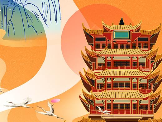 武汉的樱花（个人主页-ZNDQzMTkwOTI=） - 商业插画 - 站酷设计师张馨文1573原创素材 - 站酷ZCOOL