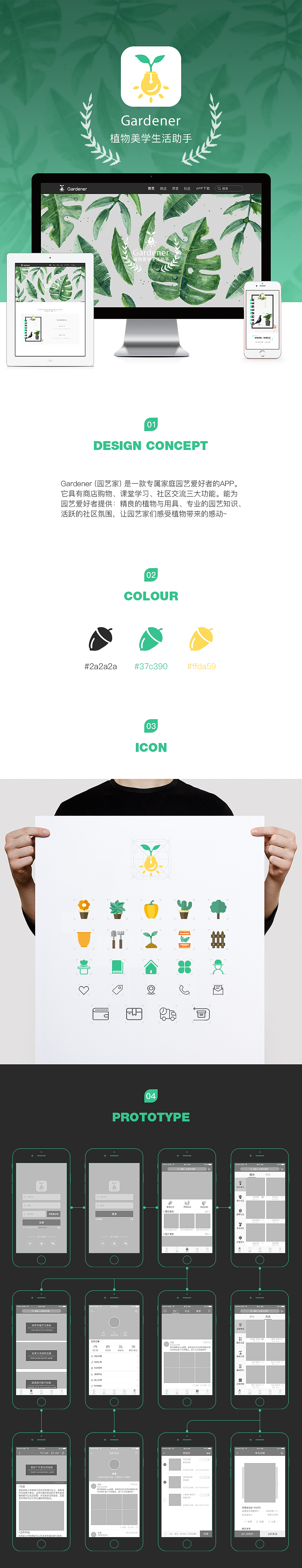 Gardener(园艺家) APP界面设计