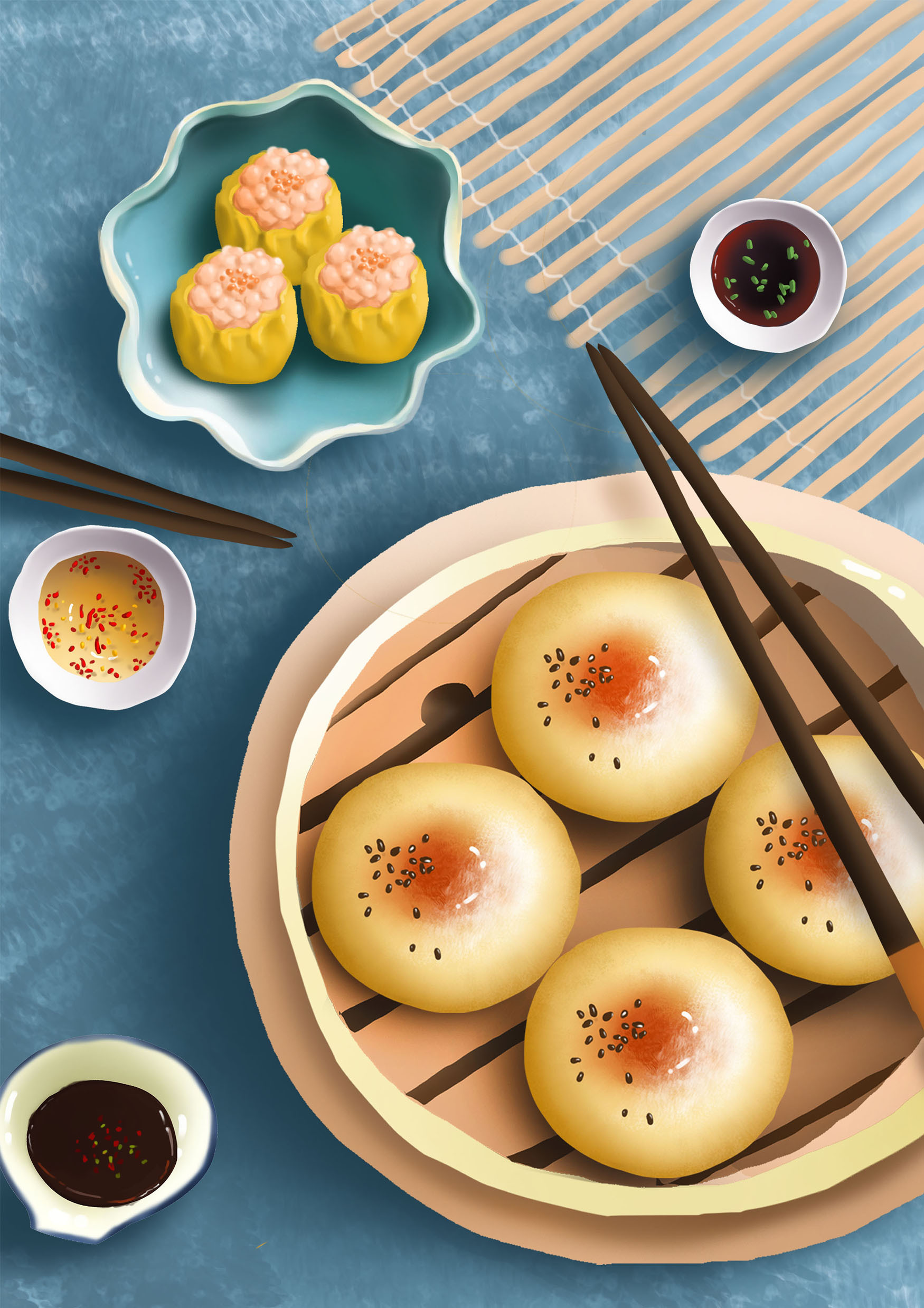 写实板绘美食|插画|商业插画|邓邓卖苏 - 原创作品 - 站酷 (zcool)