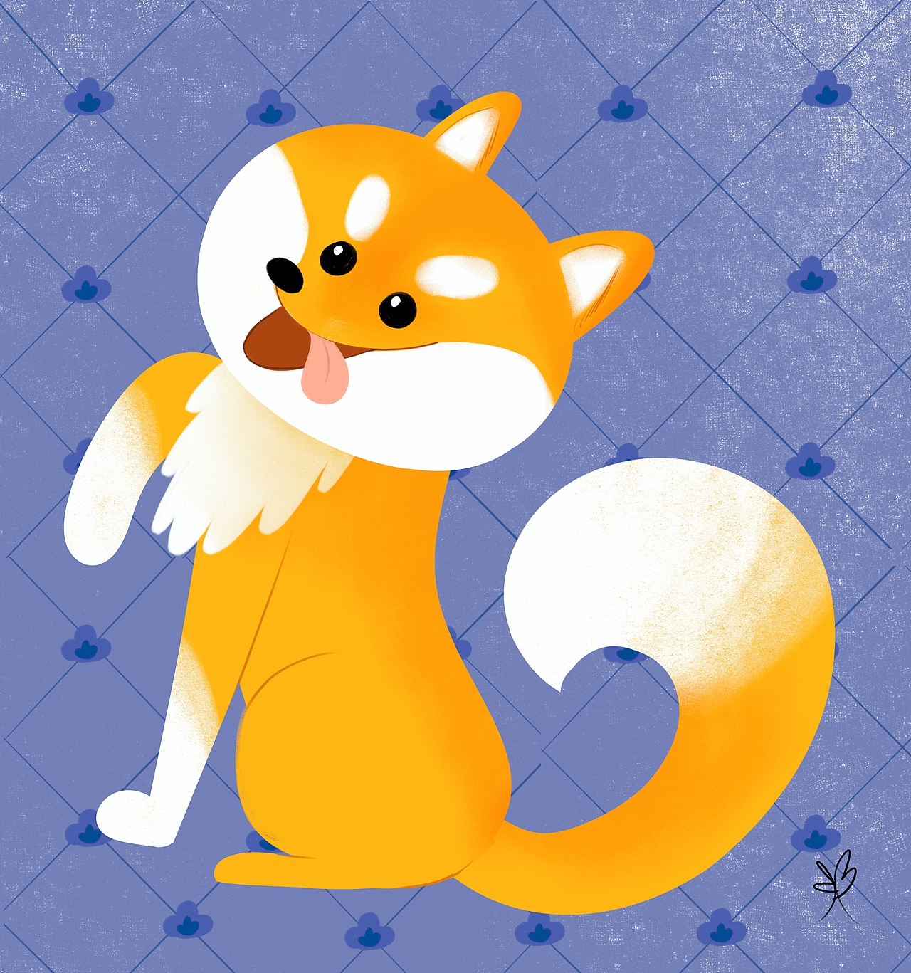 今天的猫咪和狗狗（图ZMzEzMTY5NDIw） - 商业插画 - 站酷设计师徐贝贝同学原创素材 - 站酷ZCOOL
