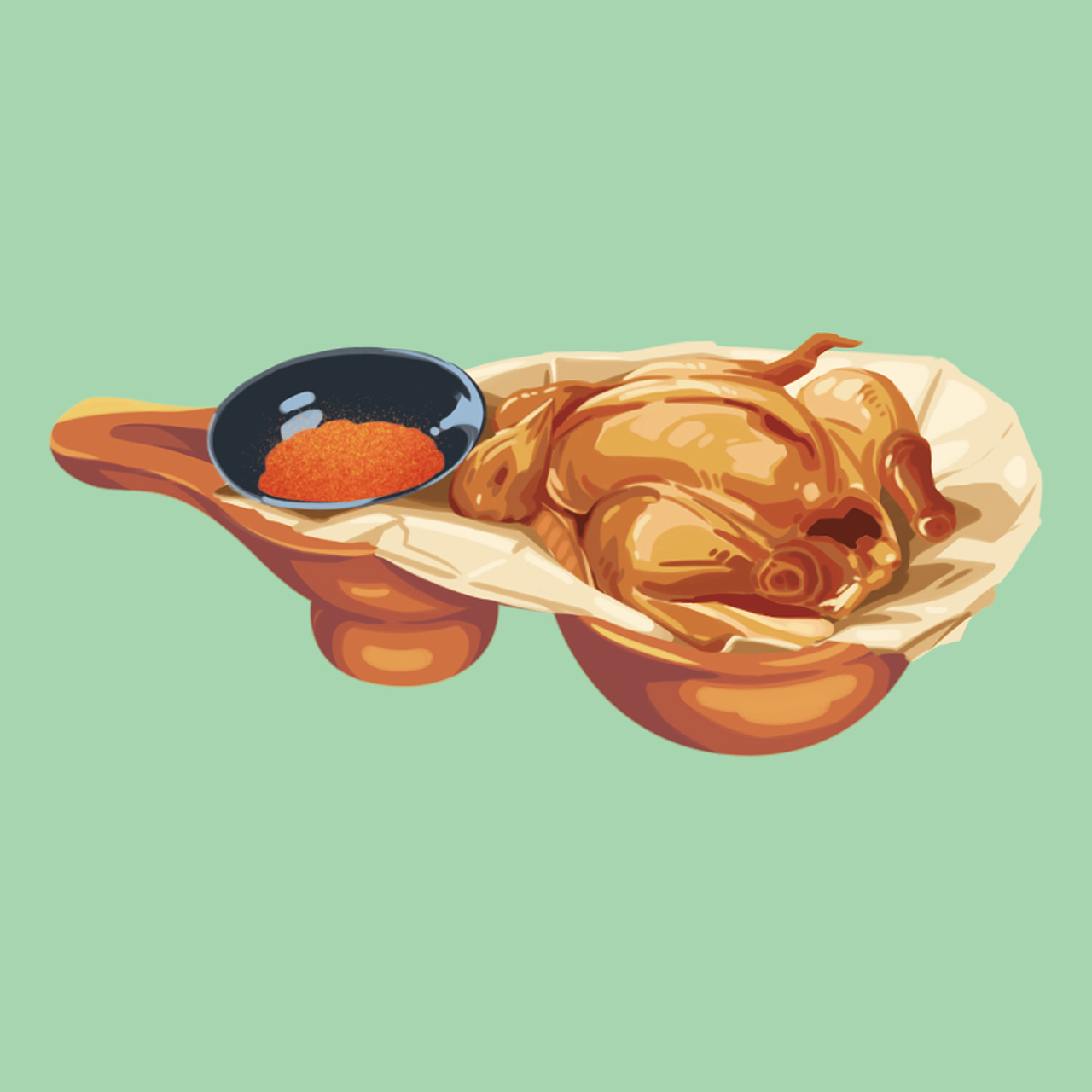 西安小吃——葫芦鸡