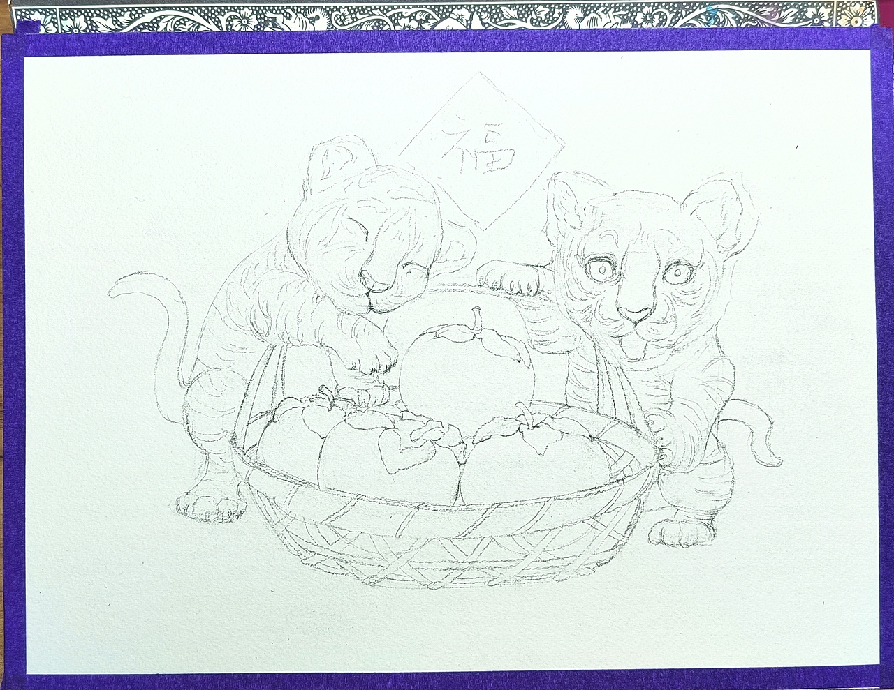 新年小老虎（图ZMjgzNjgzOTAw） - 绘画 - 站酷设计师纪梵原创素材 - 站酷ZCOOL